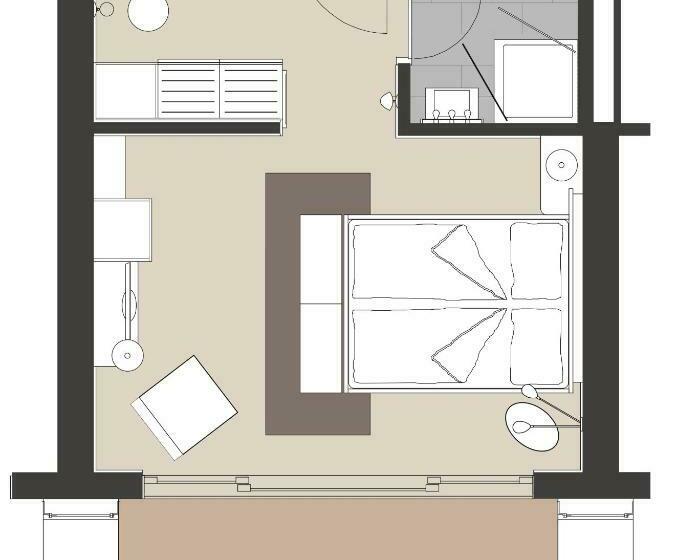 اتاق استاندارد با تخت دوبل, The Omnia