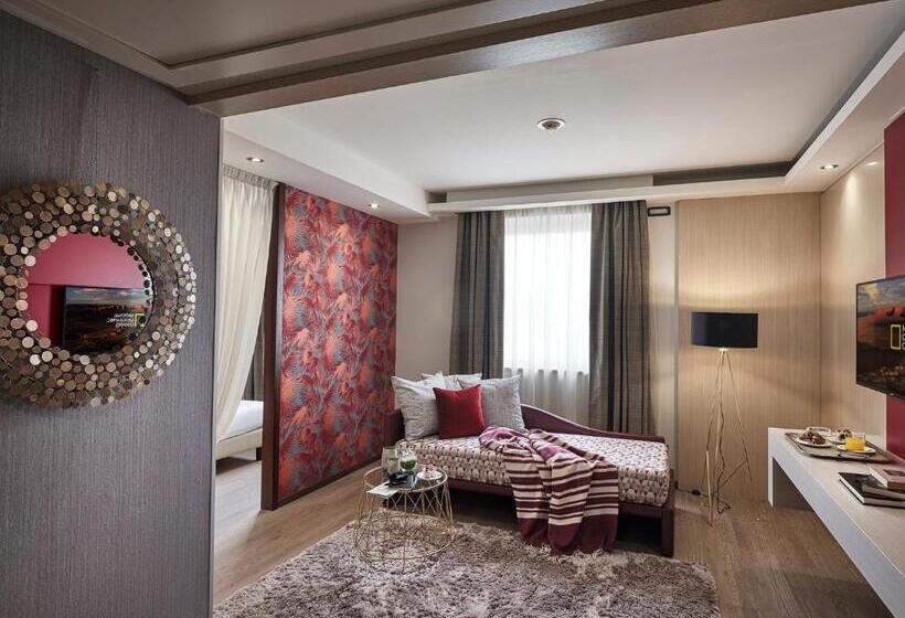 غرفة ديلوكس رباعية, Winter Garden Hotel Bergamo Airport