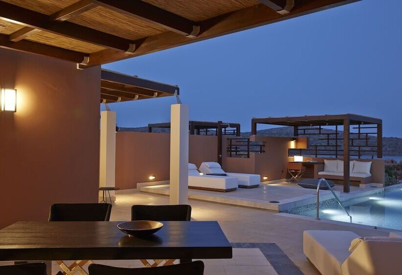 شقة ديلوكس غرفتين نوم مطلة على البحر, Domes Of Elounda, Autograph Collection