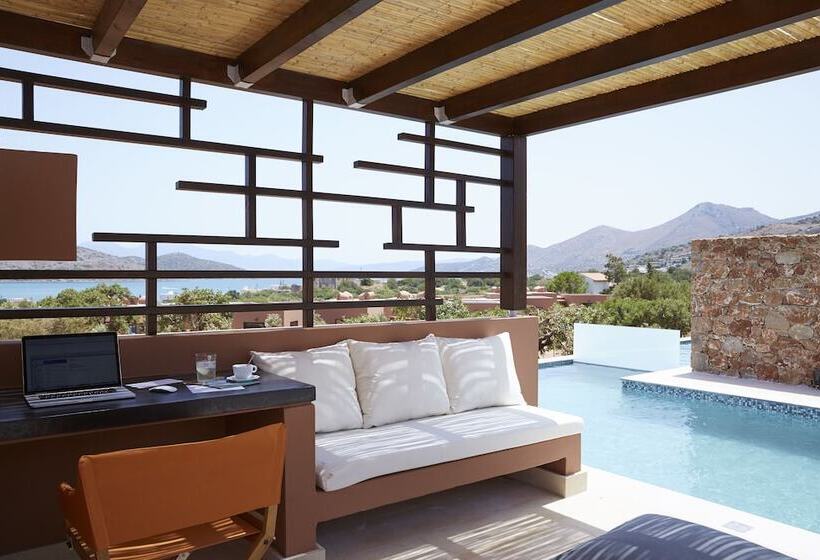 شقة ديلوكس غرفتين نوم مطلة على البحر, Domes Of Elounda, Autograph Collection