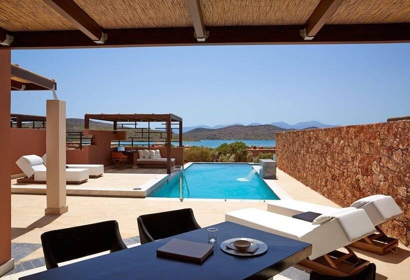 شقة ديلوكس غرفتين نوم مطلة على البحر, Domes Of Elounda, Autograph Collection