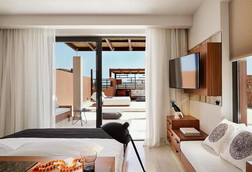 דירת דלוקס 2 חדרי שינה עם נוף לים, Domes Of Elounda, Autograph Collection