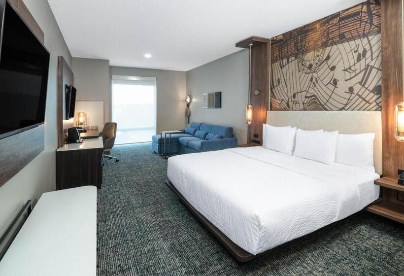 اتاق استاندارد با تخت بزرگ برای معلولان, La Quinta Inn & Suites By Wyndham Nashville Downtown Stadium