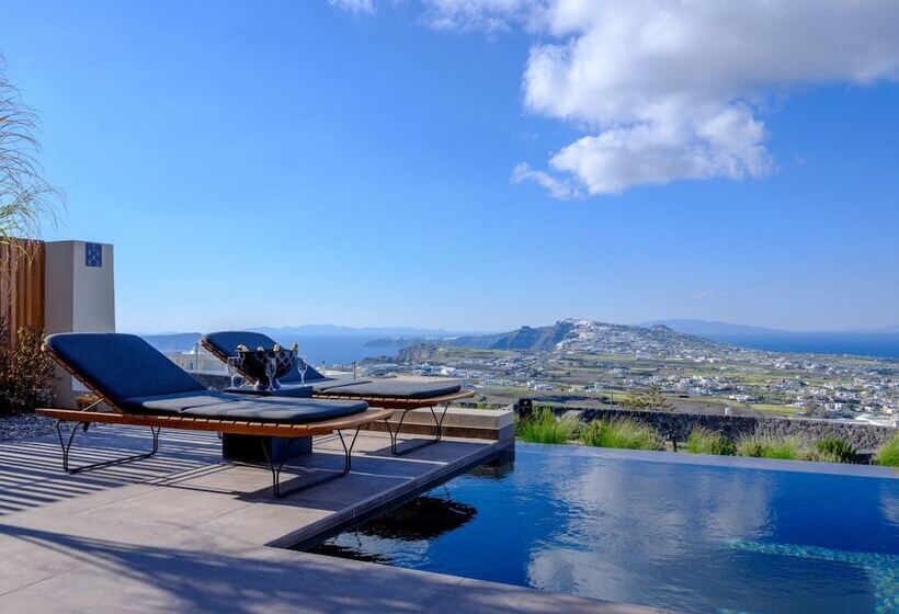 Suite Deluxe con Vistas, Apikia Santorini Adults Only