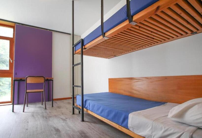سرير فى غرفة مشتركه, Auberge De Jeunesse Du Moulin Blanc