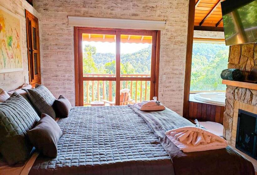 Люкс с гидромассажем, Pousada Cabana Na Floresta   Monte Verde