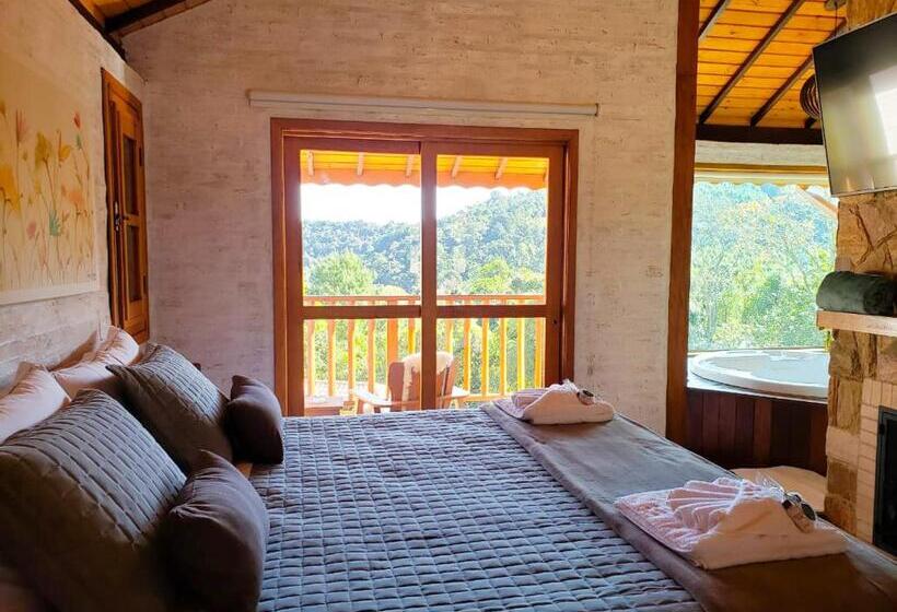 Люкс с гидромассажем, Pousada Cabana Na Floresta   Monte Verde