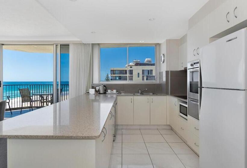 ２ベッドルームアパートメント, Golden Sands On The Beach   Absolute Beachfront Apartments