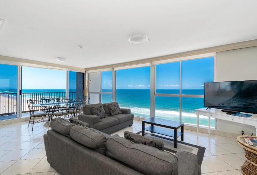 2 Sovrums Superior Lägenhet, Golden Sands On The Beach   Absolute Beachfront Apartments