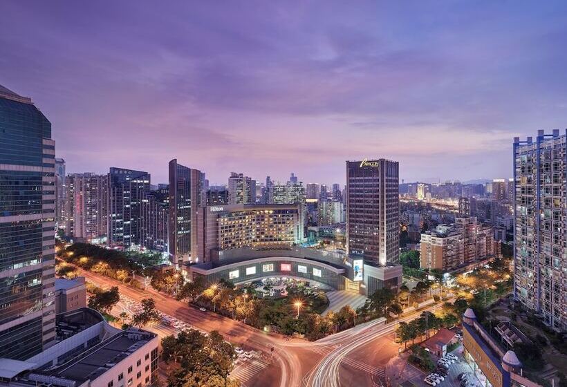 غرفة ديلوكس مطلة على المدينة, Hilton Xiamen