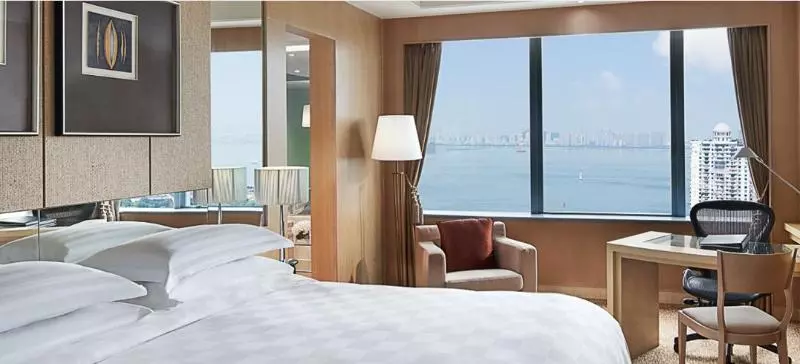 キングサイズベッドのスーペリアルーム, Pan Pacific Xiamen