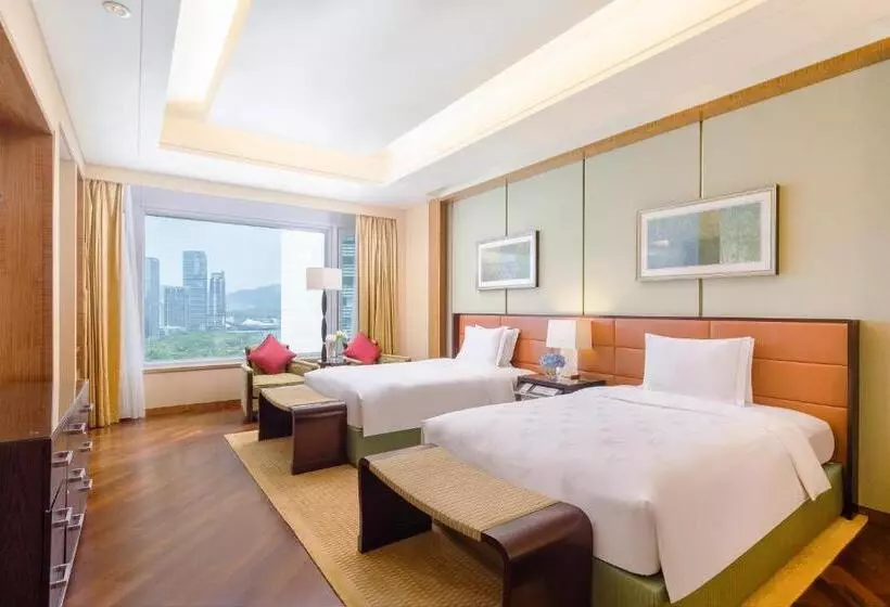 ガーデンビュースタンダードルーム, The Ritz Carlton, Shenzhen, Nearby Futian Cbd, Convention & Exhibition Center, Futian Railway Statio