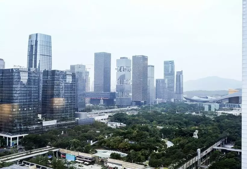 クラブルーム, The Ritz Carlton, Shenzhen, Nearby Futian Cbd, Convention & Exhibition Center, Futian Railway Statio