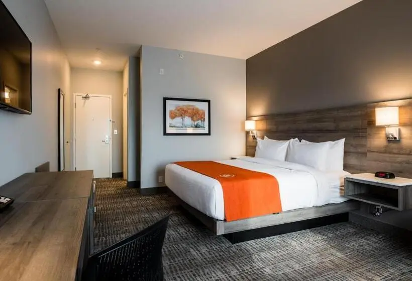キングサイズベッドのスタンダードルーム, Amsterdam Inn & Suites Florenceville