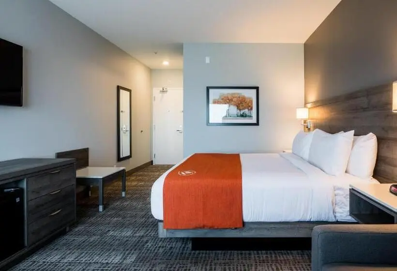 キングサイズベッドのスタンダードルーム, Amsterdam Inn & Suites Florenceville
