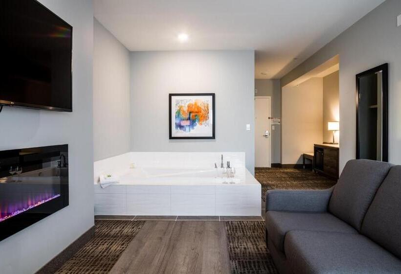 جناح مزود بجاكوزى, Amsterdam Inn & Suites Florenceville