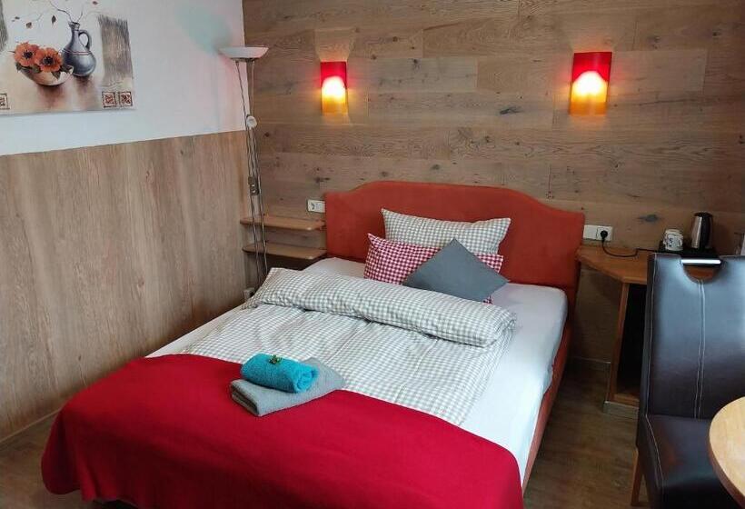 バルコニー付きシングルスタンダードルーム, Landhotel Waldschlößchen Mit Gaststube