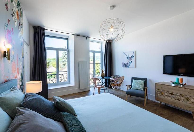 발코니 디럭스 룸, Le 49 Côté Parc & Spa