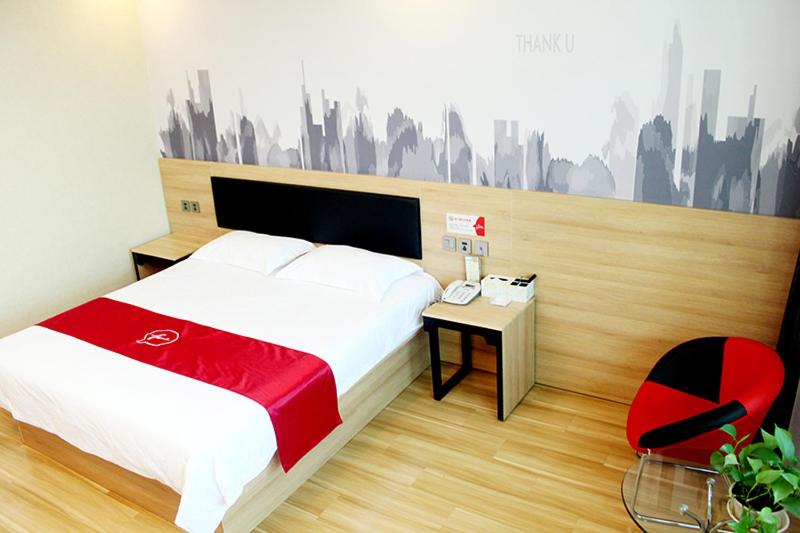 Номер Superior, Thank Inn Chain Hotel Hebei Shijiazhuang Xingtang Town North Yongchang Road
