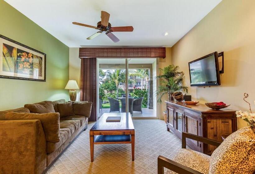 فيلا غرفتين نوم مطلة على الحديقة, Castle Halii Kai At Waikoloa