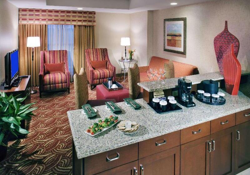 带大床的套房, Embassy Suites By Hilton San Marcos Hotel Conference Center