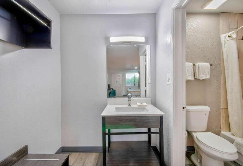 חדר דחוקס עם מיטת קינג, Motel 6 Texarkana, Tx