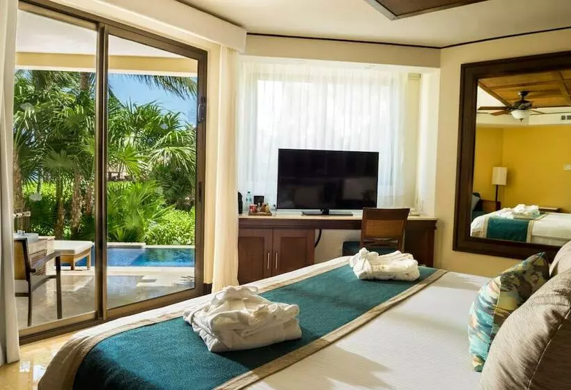 キングサイズベッドのクラブルーム, Dreams Riviera Cancun Resort & Spa - All Inclusive