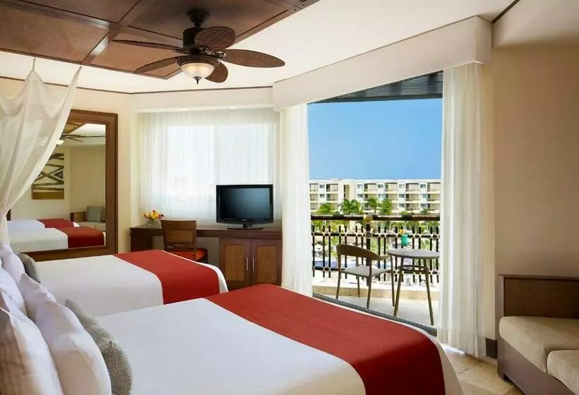 庭の見えるプレミアムルーム, Dreams Riviera Cancun Resort & Spa - All Inclusive