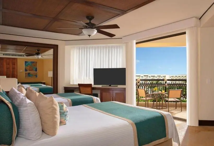 庭の見えるプレミアムルーム, Dreams Riviera Cancun Resort & Spa - All Inclusive