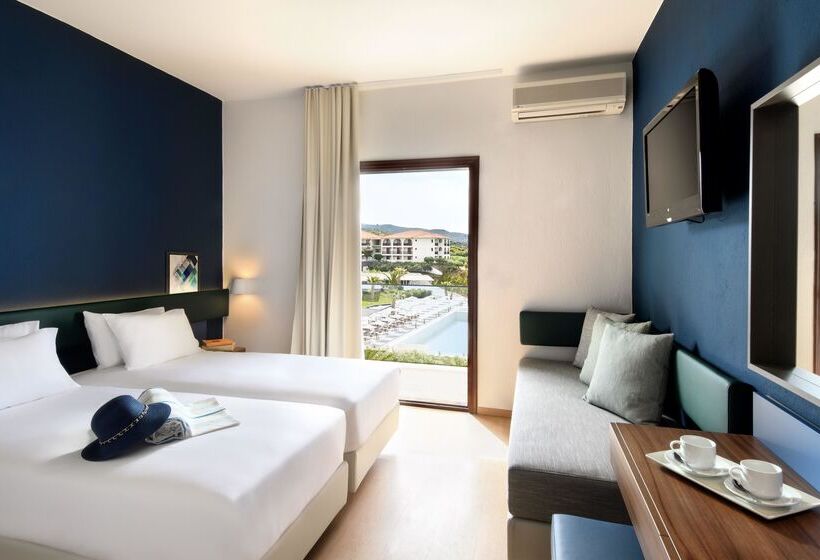 标准间侧面带海景, Akrathos Beach