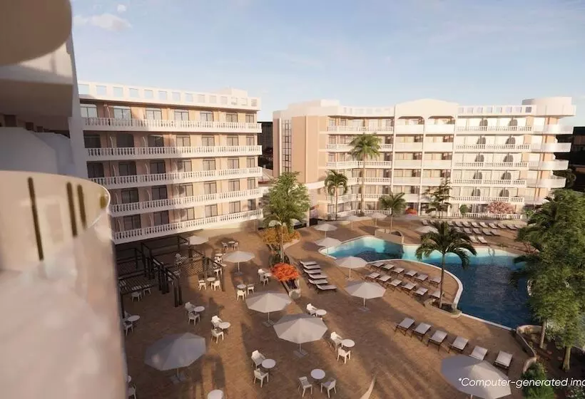 آپارتمان 1 خوابه با چشم‌انداز استخر, Ponient Dorada Palace by Portaventura World