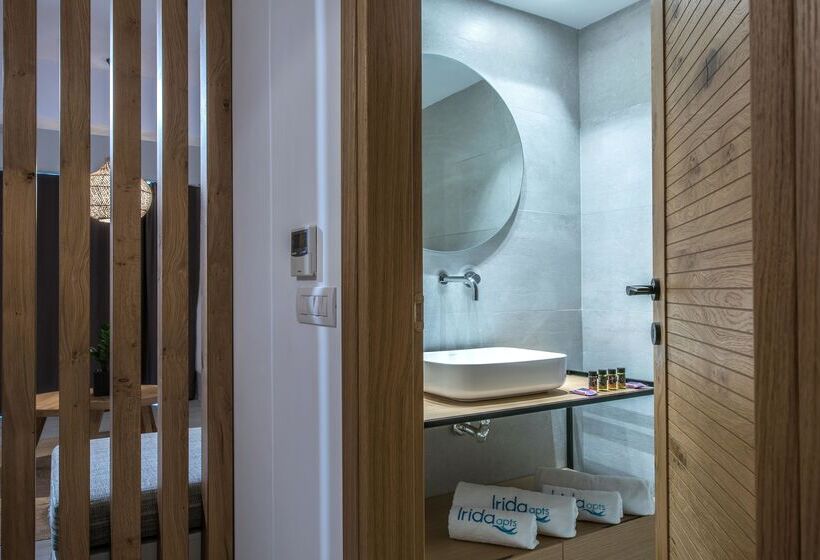 Апартаменты Deluxe 1 Спальня Вид на Море, Irida Hotel Agia Pelagia