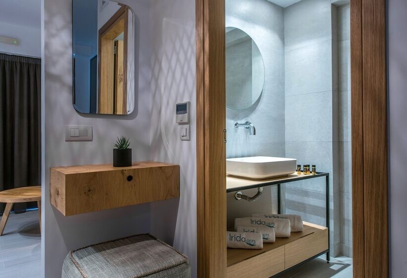 Апартаменты Deluxe 1 Спальня Вид на Море, Irida Hotel Agia Pelagia