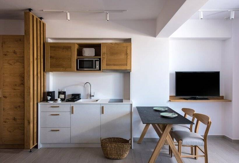 Апартаменты Deluxe 1 Спальня Вид на Море, Irida Hotel Agia Pelagia