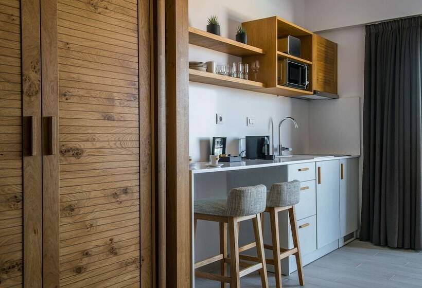 Апартаменты Deluxe 1 Спальня Вид на Море, Irida Hotel Agia Pelagia
