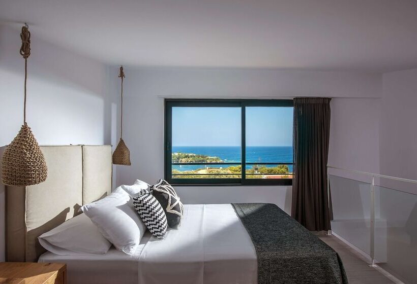 Апартаменты Deluxe 1 Спальня Вид на Море, Irida Hotel Agia Pelagia