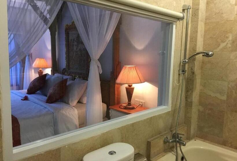 جناح مزوَّد بشرفة, Puri Dewa Bharata Hotel & Villas