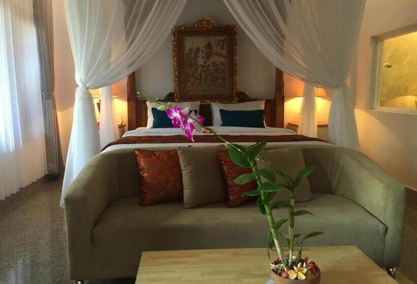 جناح مزوَّد بشرفة, Puri Dewa Bharata Hotel & Villas