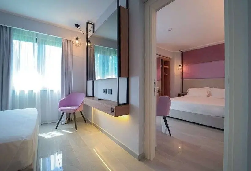 コネクティングルーム（家族用）。, Best Western Plus Sabaudia