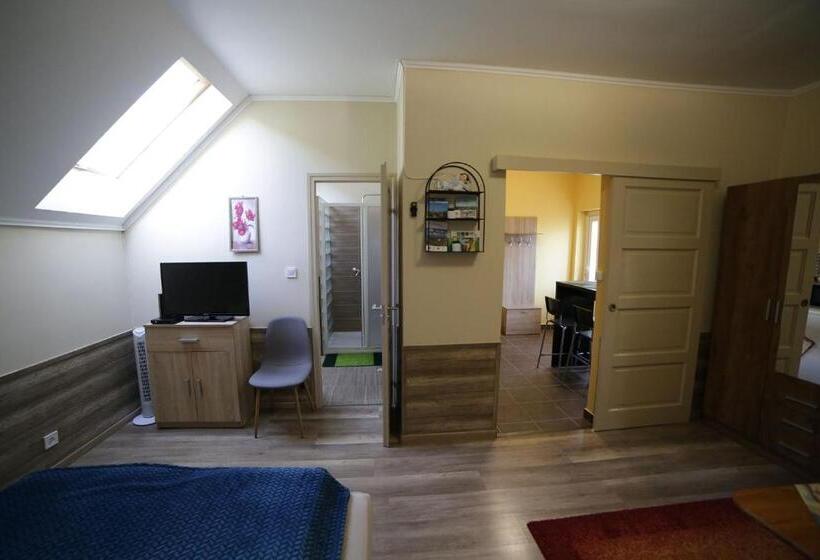 带1个卧室带观景的公寓, Fónagy Apartmanok