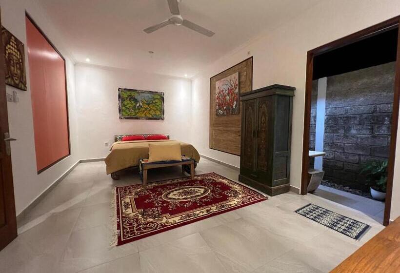 חדר דחוקס עם מיטת קינג, Villa Santai Karangasem