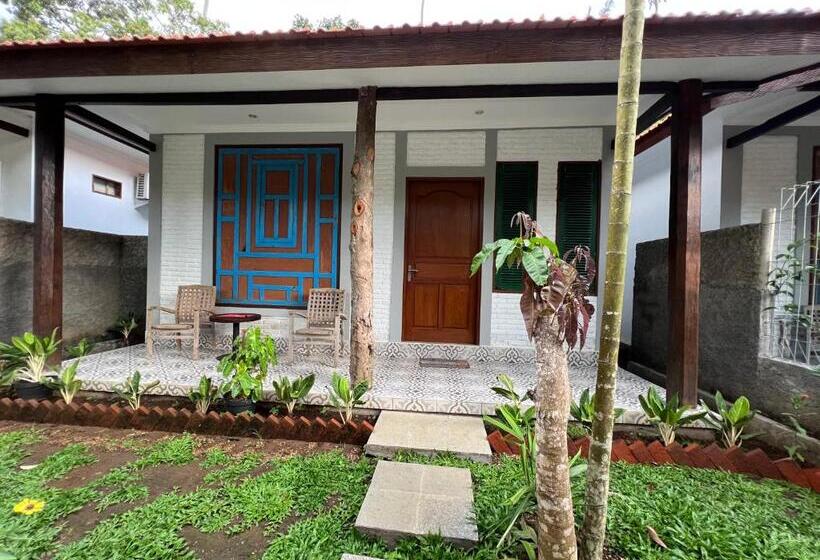 חדר דחוקס עם מיטת קינג, Villa Santai Karangasem