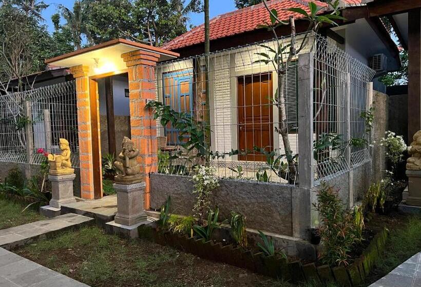 חדר דחוקס עם מיטת קינג, Villa Santai Karangasem