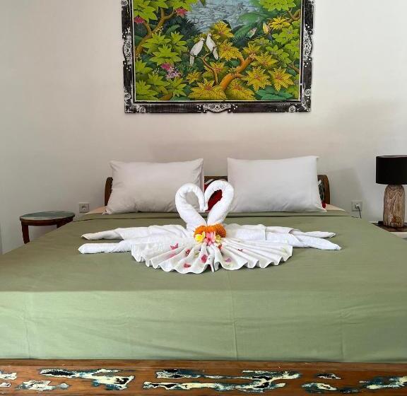 חדר דחוקס עם מיטת קינג, Villa Santai Karangasem