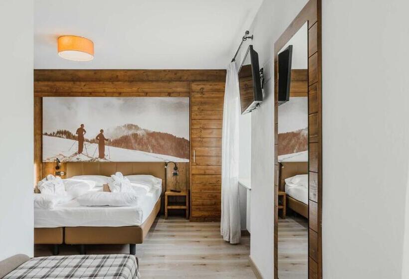 经济型三人房间, Family Hotel Gran Baita