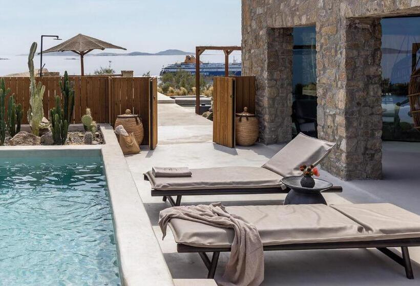 别墅: 1间卧室带游泳池, Rocabella Mykonos