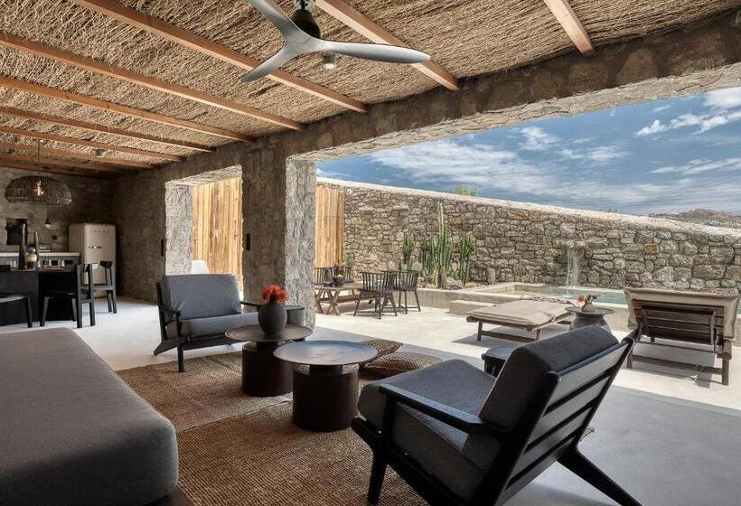 别墅: 1间卧室带游泳池, Rocabella Mykonos