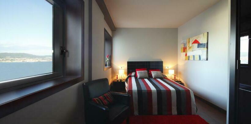 스탠다드 룸 바다 전망, Silken Axis Vigo