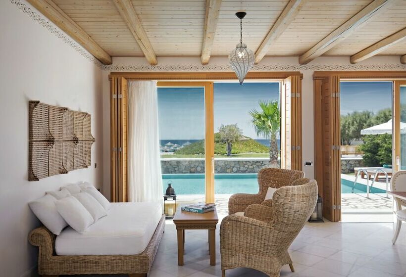 ویلای 1 خوابه با چشمانداز دریا, Mitsis Selection Blue Domes