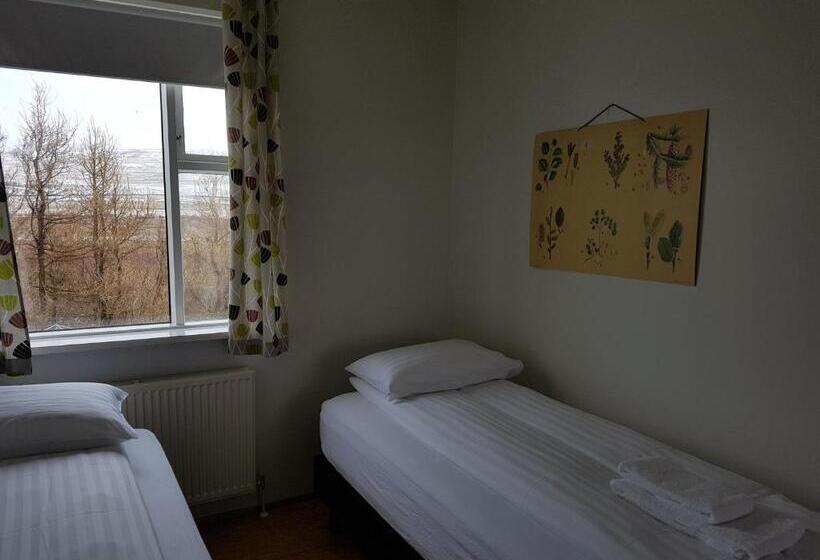 اتاق استاندارد با سرویس بهداشتی مشترک, Húsabakki Guesthouse